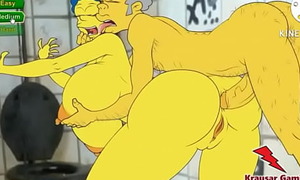 Picket Simpson anal con moe